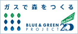 ガスで森ブルーアンドグリーン