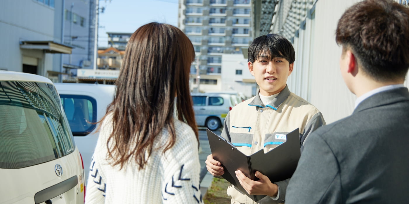 お客さまの言葉に、自らの成長を実感する。