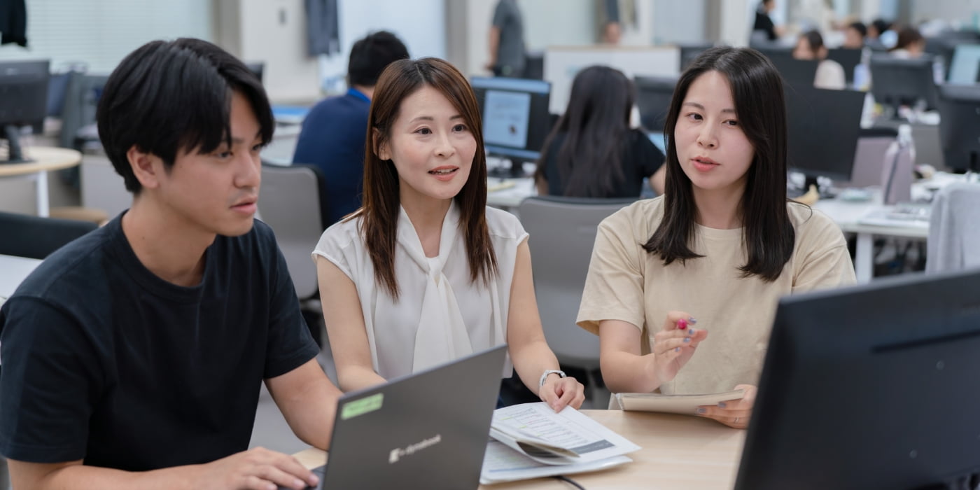 グループの管理者として、人材育成とDE&I推進を担う。