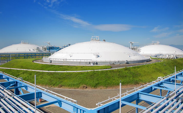 LNGタンク（知多緑浜工場）