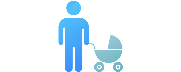 男性の育児休業取得率