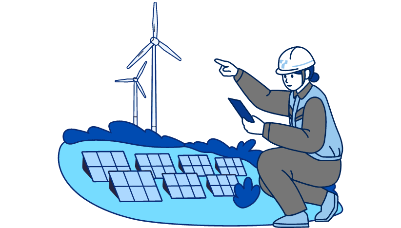 電気事業の仕事イメージ