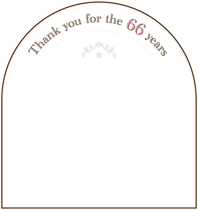Thank you for the 66 years
