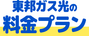 東邦ガス光の料金プラン
