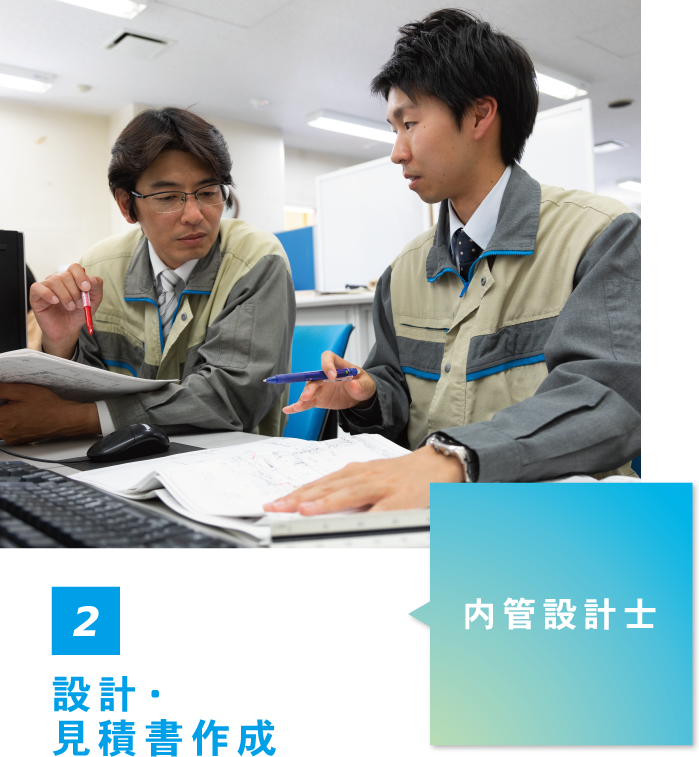 2.設計・見積書作成