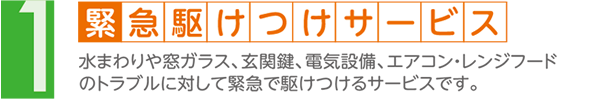 緊急駆けつけサービス